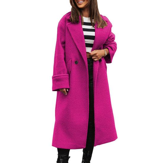 Street-wave Premium Wool Coat For Women Reversible Warm Double Sided For Everyday And Formal Wear