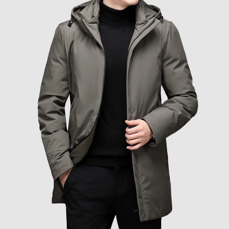 Street-Wave Men's Thick Winter Jacket Warm Insulated Coat For Cold Weather Everyday Wear