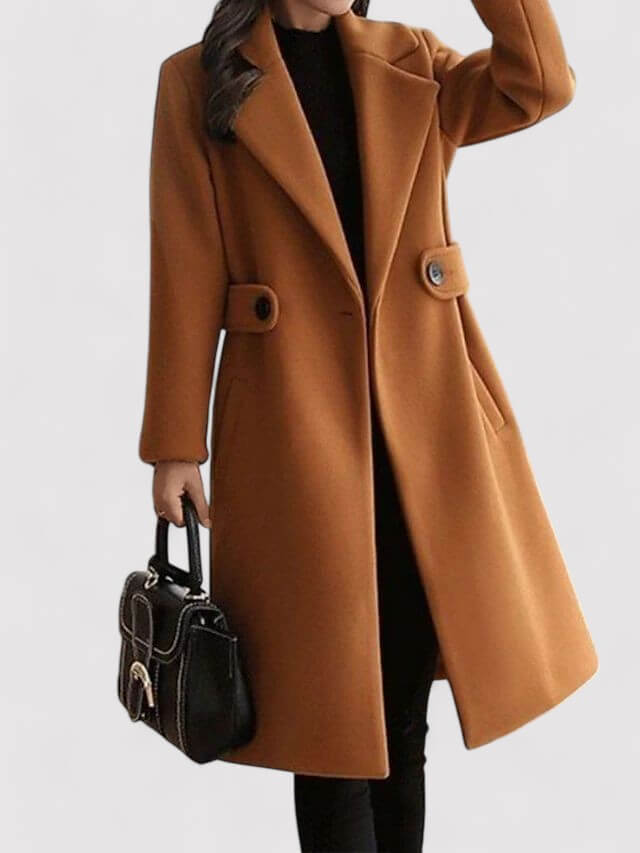 Street-Wave Wool Coat With Belt For Women Tailored Winter Coat For Warmth And Sophisticated Style