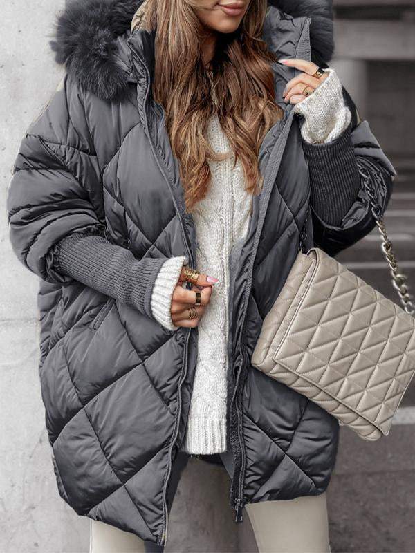 Street-Wave Women's Hooded Soft Cotton Puffer Jacket For Everyday Comfort And Casual Style