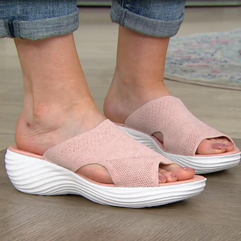 Street-Wave Orthopedic Slippers for Women Cloudlike Comfort Arch Support Everyday Relaxation