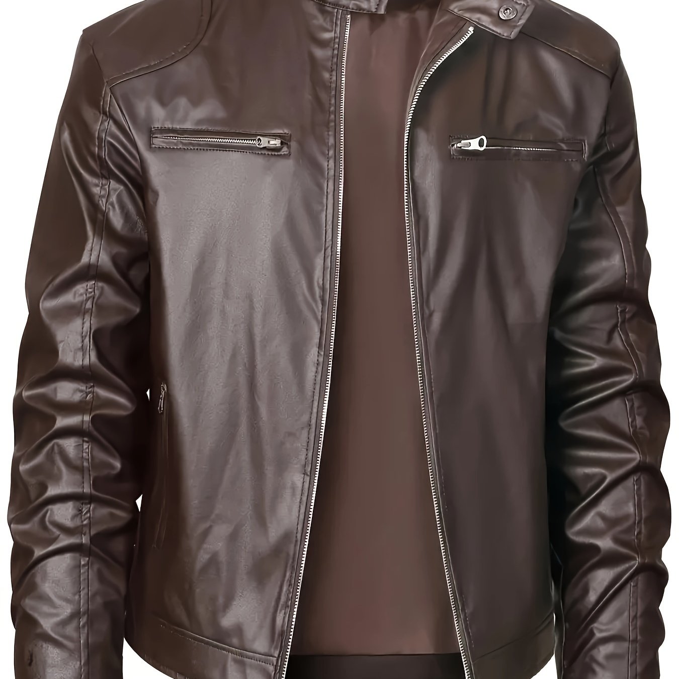 Street-wave Neon Lime Faux Leather Jacket For Men Color Block With Multiple Zippers Bold Style