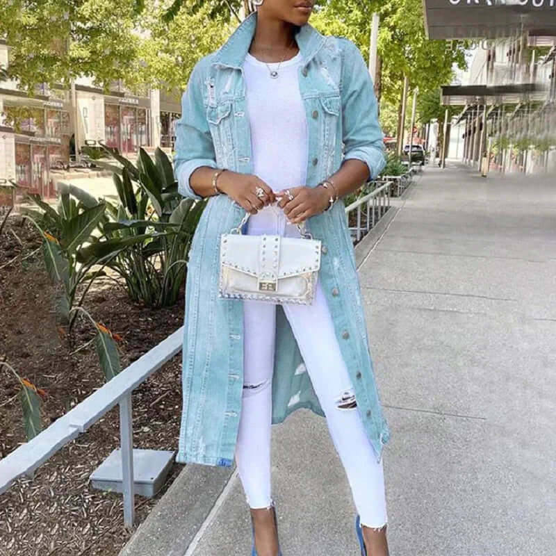 Street Wave Cotton Trench Coat For Women Timeless Style And Comfort Versatile Outerwear