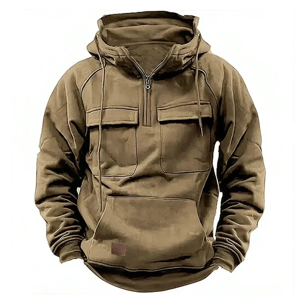 Streetwave Half Zip Hoodie With Superior Warmth For Cold Weather Protection Outdoor Enthusiasts