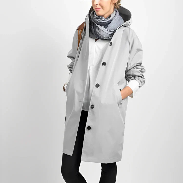 Street Wave Waterproof Hooded Raincoat Armelle For Women Durable Shell Comfort All Weather