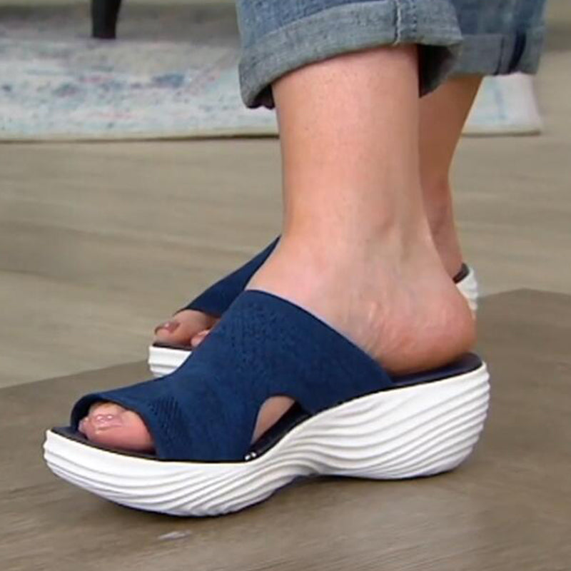 Street-Wave Orthopedic Slippers for Women Cloudlike Comfort Arch Support Everyday Relaxation