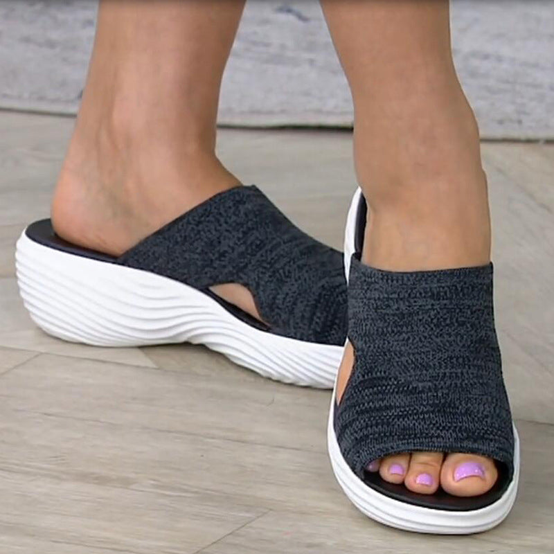 Street-Wave Orthopedic Slippers for Women Cloudlike Comfort Arch Support Everyday Relaxation