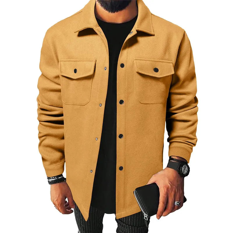 StreetWave Josiah Men's Lightweight Spring Jacket Soft Fabric Relaxed Fit
