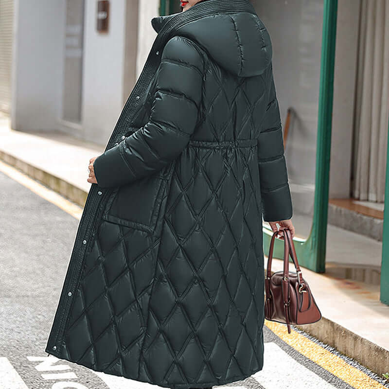 Street-Wave Womens Padded Hooded Winter Jacket With Thick Insulation For Warmth And Comfort
