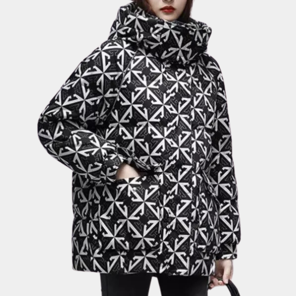 Street-Wave Puffer Winter Jacket For Women Warm Insulated Cozy Chic Stylish Outerwear For Everyday Wear