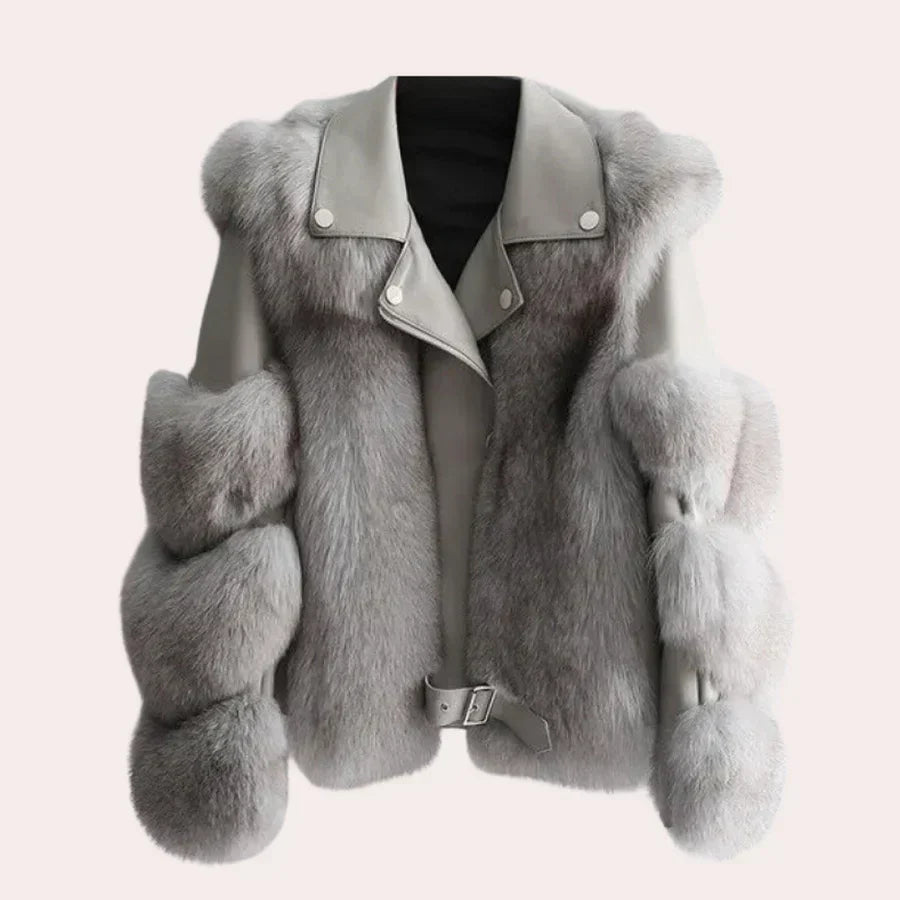 Streetwave Faux Fur Jacket For Women Luxurious Soft Plush Comfort With Elegant Flair