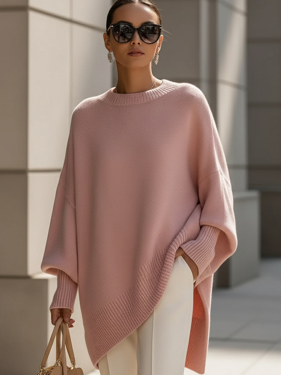 Women's Oversized Poncho with Soft Fabric and Versatile Design