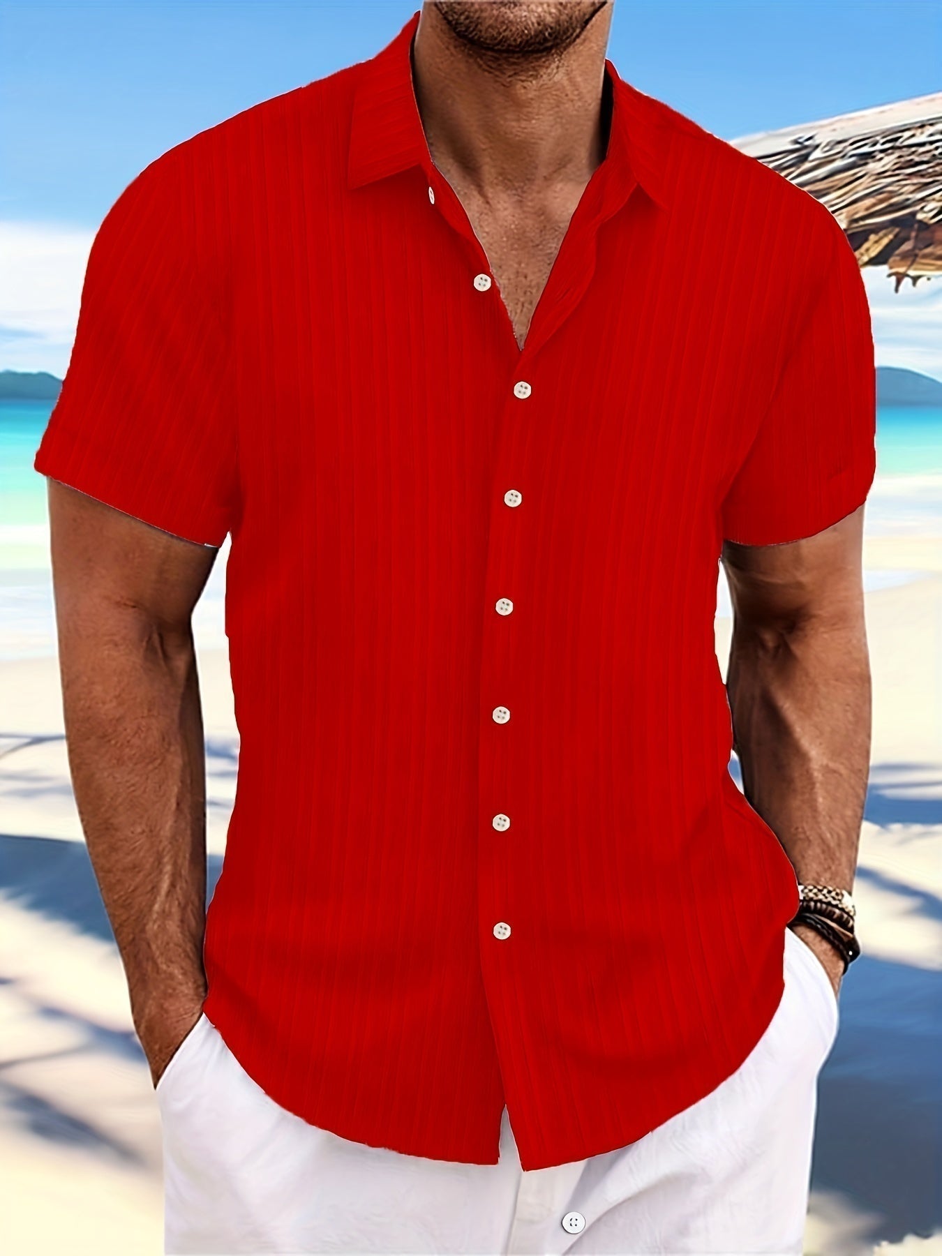 Christiano Shirt Street Wave Modern Relaxed Stripe Design For Fashion Conscious Men
