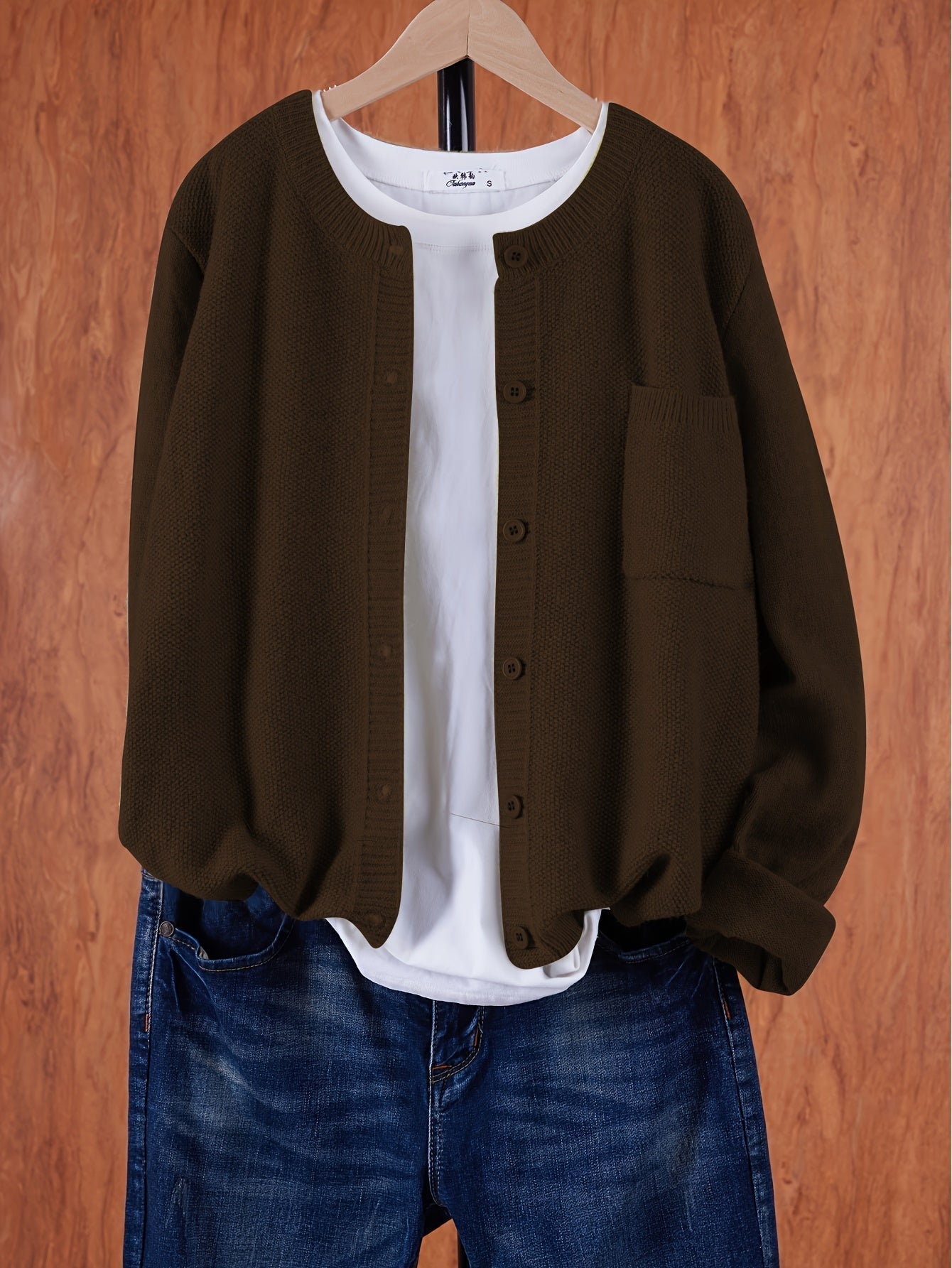 Streetwave Cardigan Rosa For Women Cozy Everyday Comfort In Soft Knitwear Versatile Casual Dailywear
