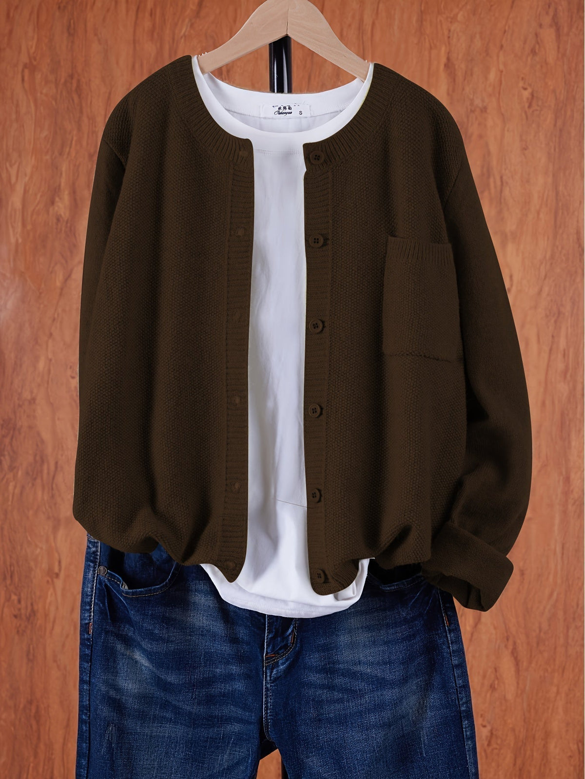 Streetwave Cardigan Rosa For Women Cozy Everyday Comfort In Soft Knitwear Versatile Casual Dailywear