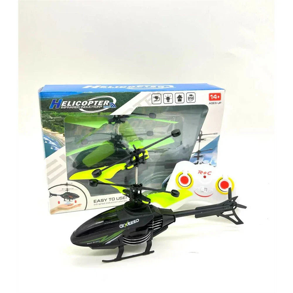 Street Wave USB Rechargeable Induction Helicopter For Kids Indoor Outdoor Remote