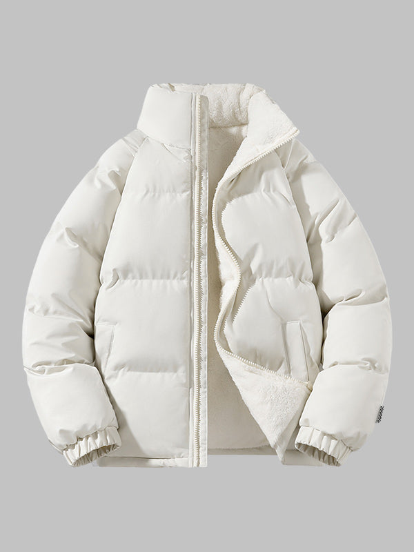 Street-Wave Mens Fleece-Lined Puffer Jacket Ultra Warm Insulated Winter Coat For Cold Days