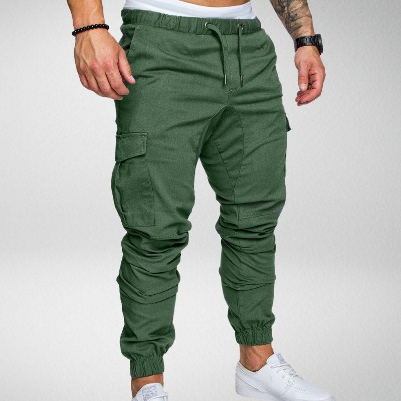 Street-wave Urban Tactical Cargo Joggers for Men - Premium Comfort, Adjustable Waist, Cargo Pockets