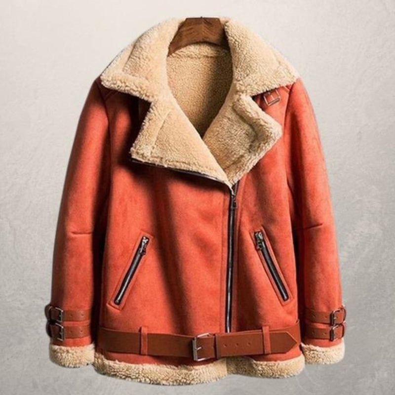 Streetwave Womens Winter Jacket With Plush Sherpa Lining And Relaxed Fit For Cozy Everyday Warmth