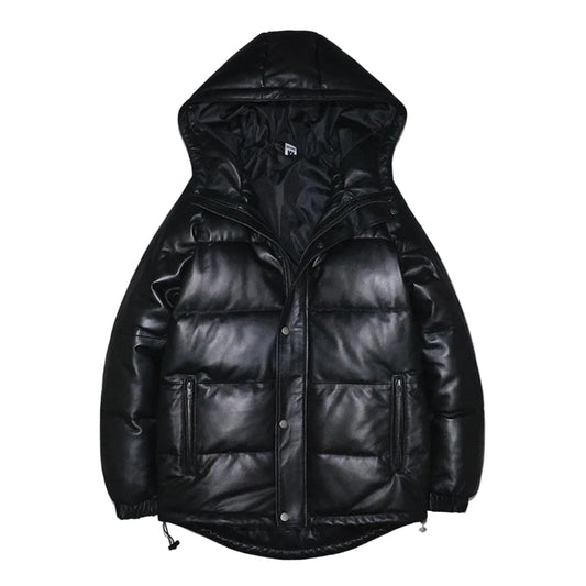 Solstice Leather Padded Coat - Street-Wave