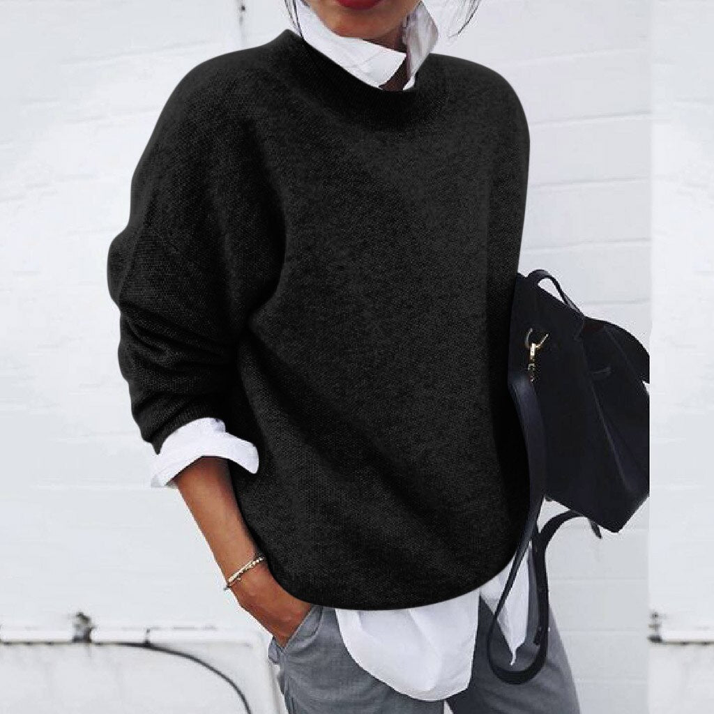 Streetwave Cozy Elegant Pullover For Women Luxury Comfort Everyday Essential Wardrobe Must Have