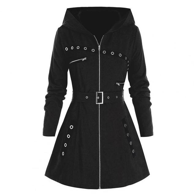 Street-Wave Womens Long Winter Coat Stylish Belted Warm For Work And City Wear Warmth Guaranteed