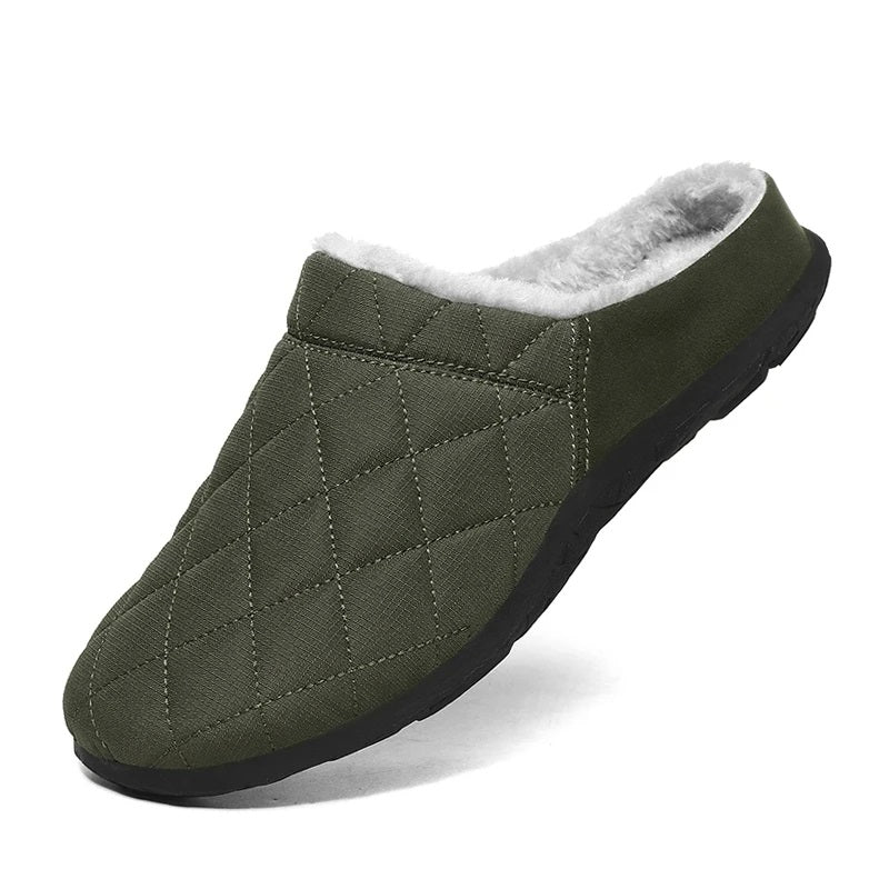 Street Wave Unisex Winter Slippers With Plush Cotton Lining For Comfort And All Day Warmth For Men And Women