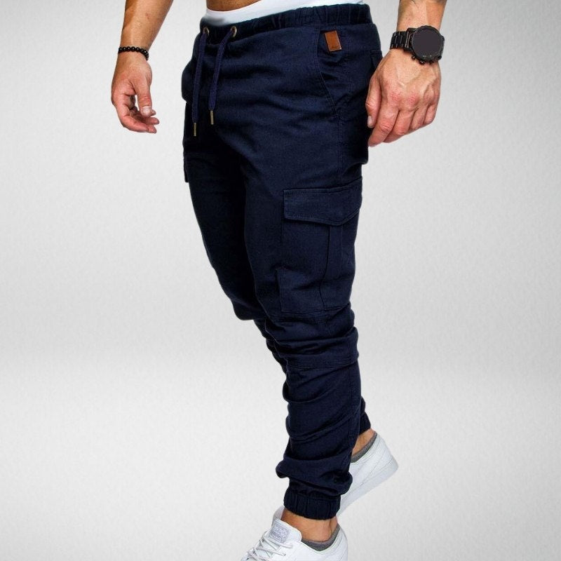 Street-wave Urban Tactical Cargo Joggers for Men - Premium Comfort, Adjustable Waist, Cargo Pockets