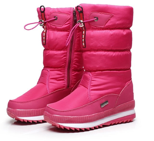 Pometh Womens Winter Boots Cozy Premium Warm Insulated Snow Boots With Non Slip Outsole