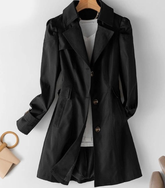 Streetwave Elegant Windbreaker Coat For Women Lightweight Windproof Versatile Trendy
