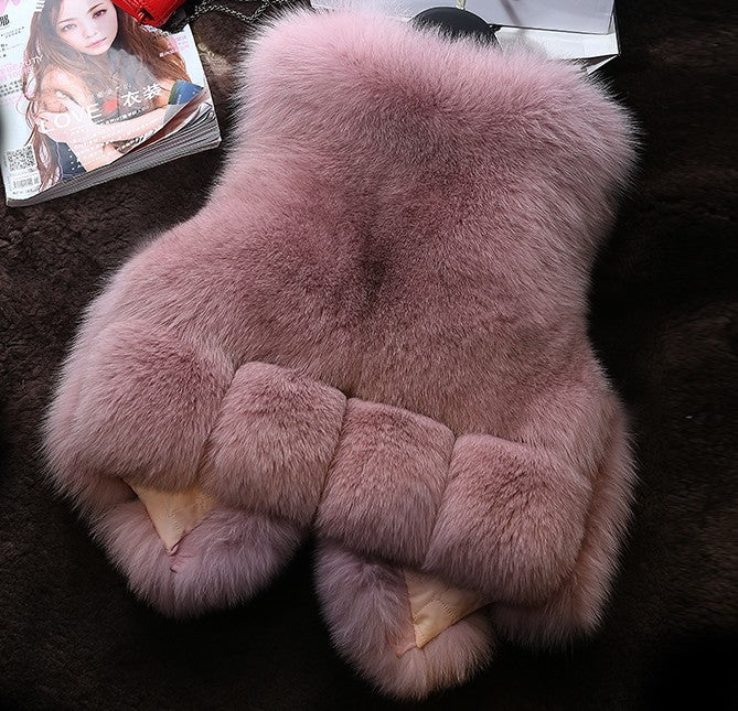 Street Wave Luxurious Womens Fur Vest Warm Cozy Comfort For Fall Winter Style Everyday Wear