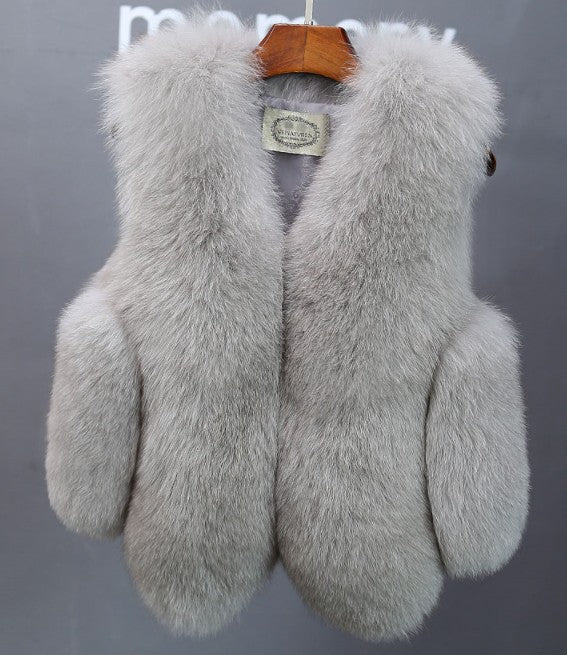 Street Wave Luxurious Womens Fur Vest Warm Cozy Comfort For Fall Winter Style Everyday Wear