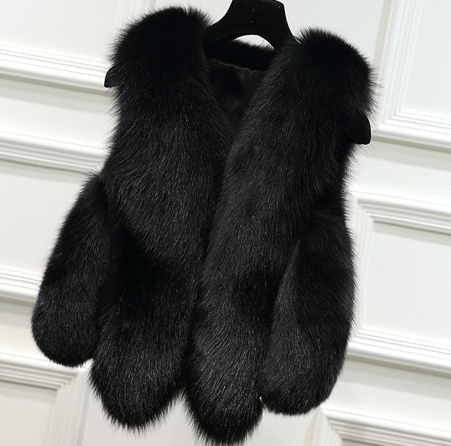 Street Wave Luxurious Womens Fur Vest Warm Cozy Comfort For Fall Winter Style Everyday Wear