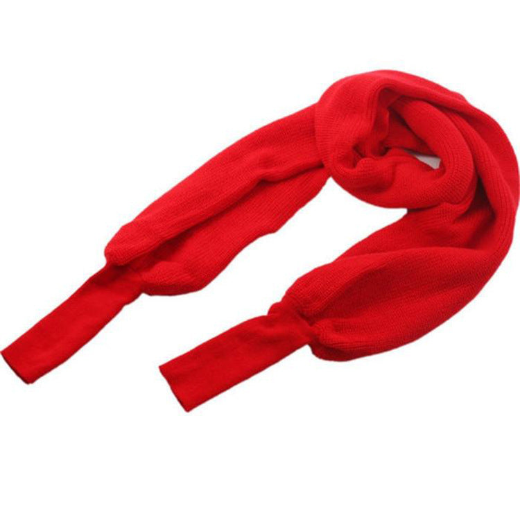 Streetwave Soft Knitted Scarf With Trendy Knot Design For Fashion Forward Women Cozy Chic Accessory