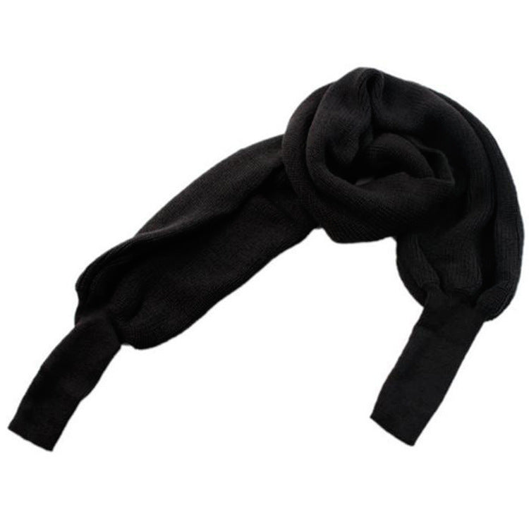 Streetwave Soft Knitted Scarf With Trendy Knot Design For Fashion Forward Women Cozy Chic Accessory