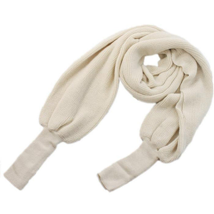 Streetwave Soft Knitted Scarf With Trendy Knot Design For Fashion Forward Women Cozy Chic Accessory