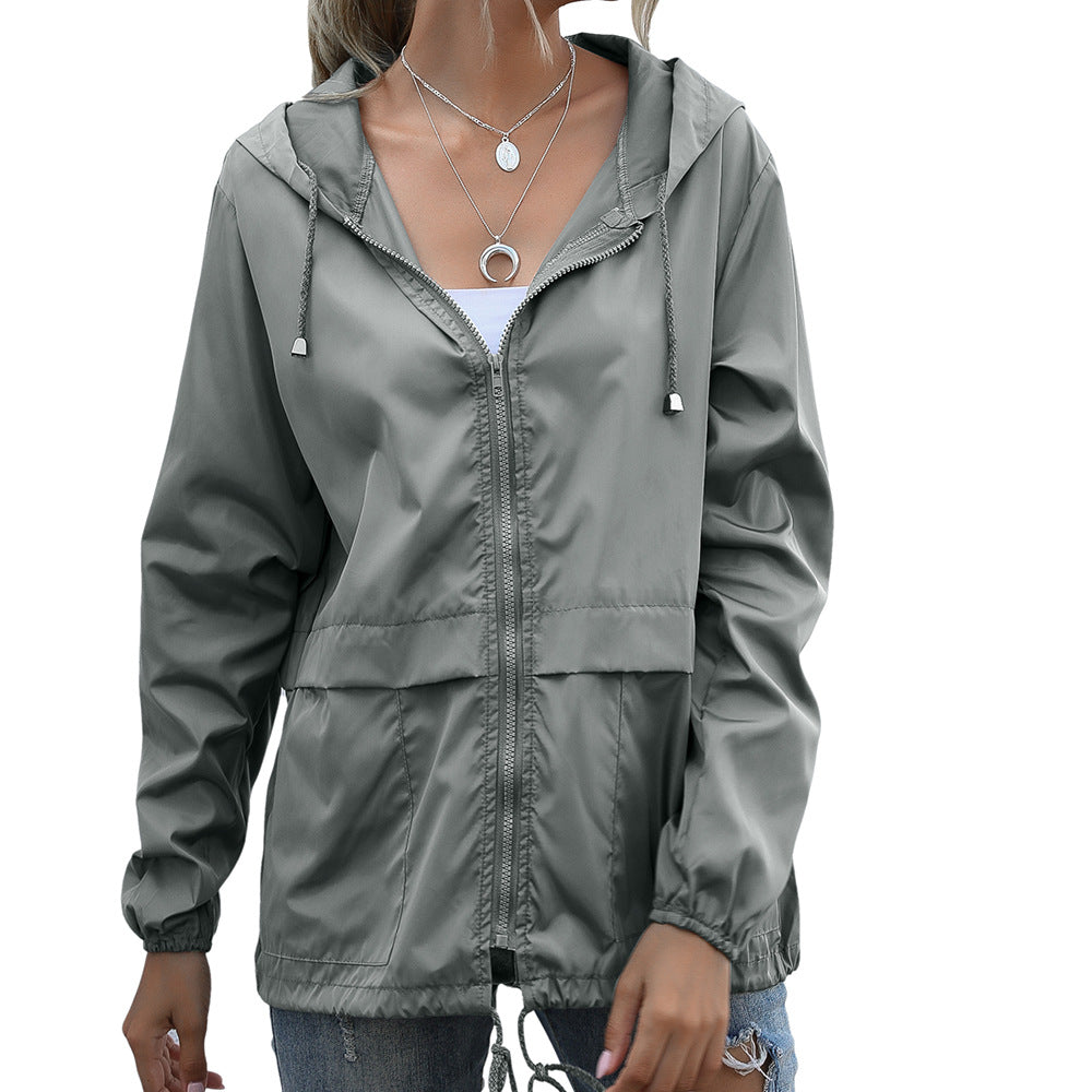 Street-wave Athena Short Raincoat for Women All Weather Protection Lightweight Hooded Jacket