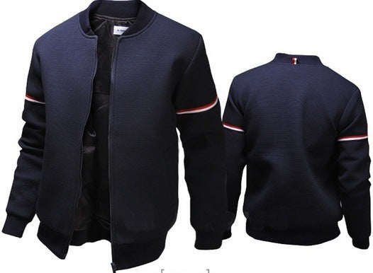 Street-Wave Hooded Jacket For Men With Contrast Stripes And Breathable Comfort For Active Lifestyles