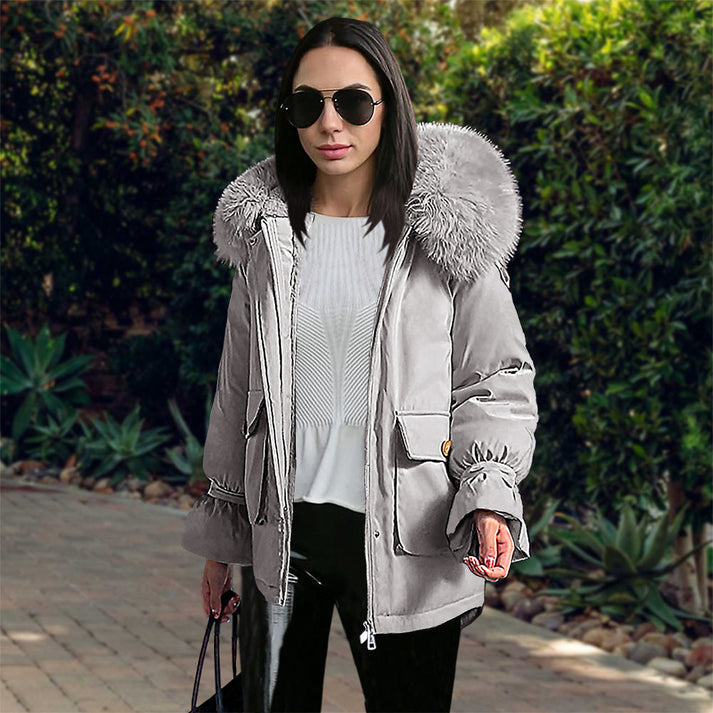 Street-Wave Women Warm Outdoor Jacket With Insulated Lining Water Repellent Breathable Comfort Coat