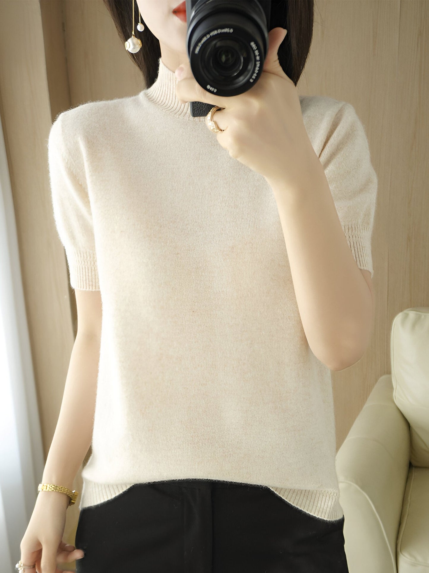 Ingmar Black Knit Sweater For Casual Elegance And All Day Comfort By Street-wave Womens Fashion