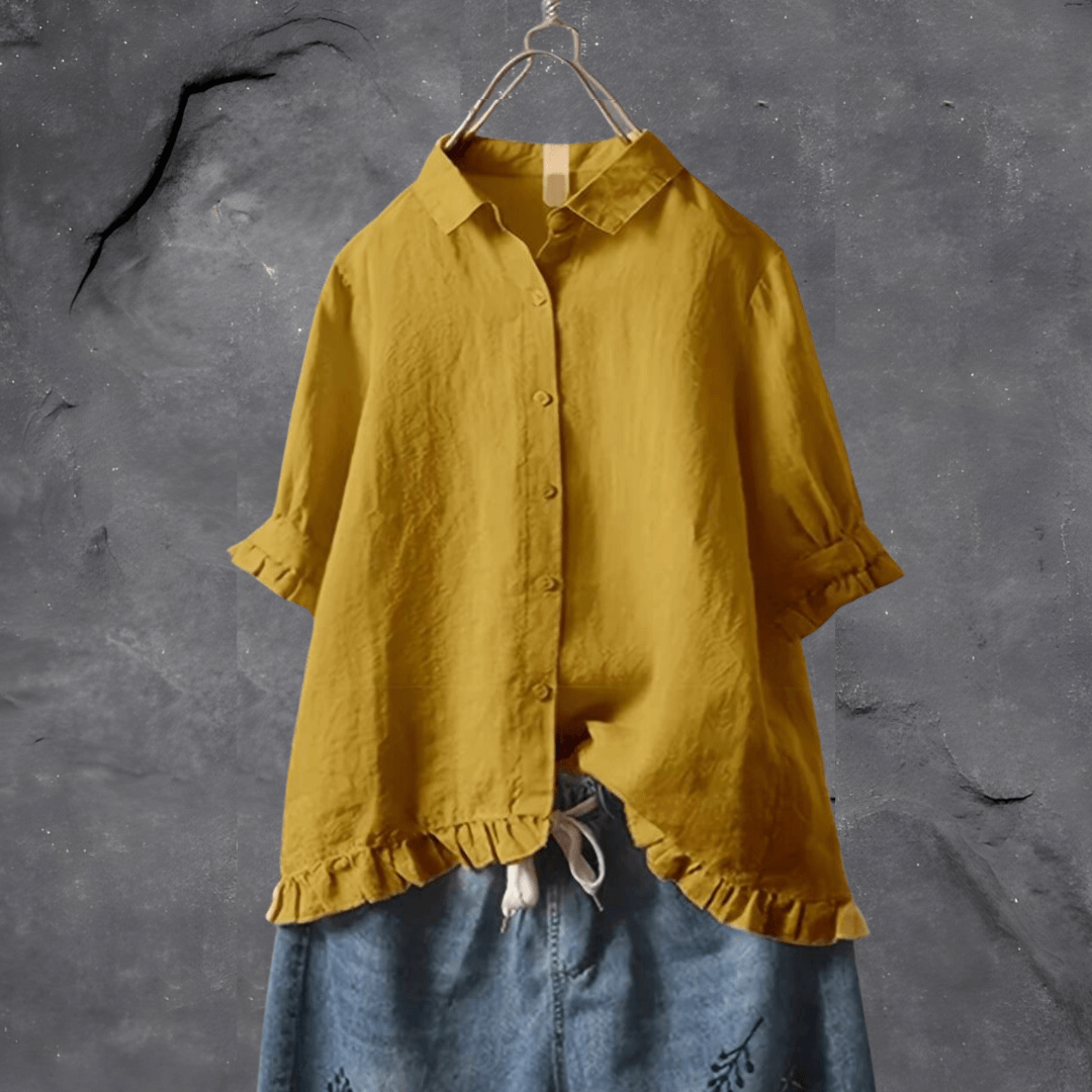 Hermann Elegant Cotton Shirt For Women Premium Comfort Classic Business Casual Wear