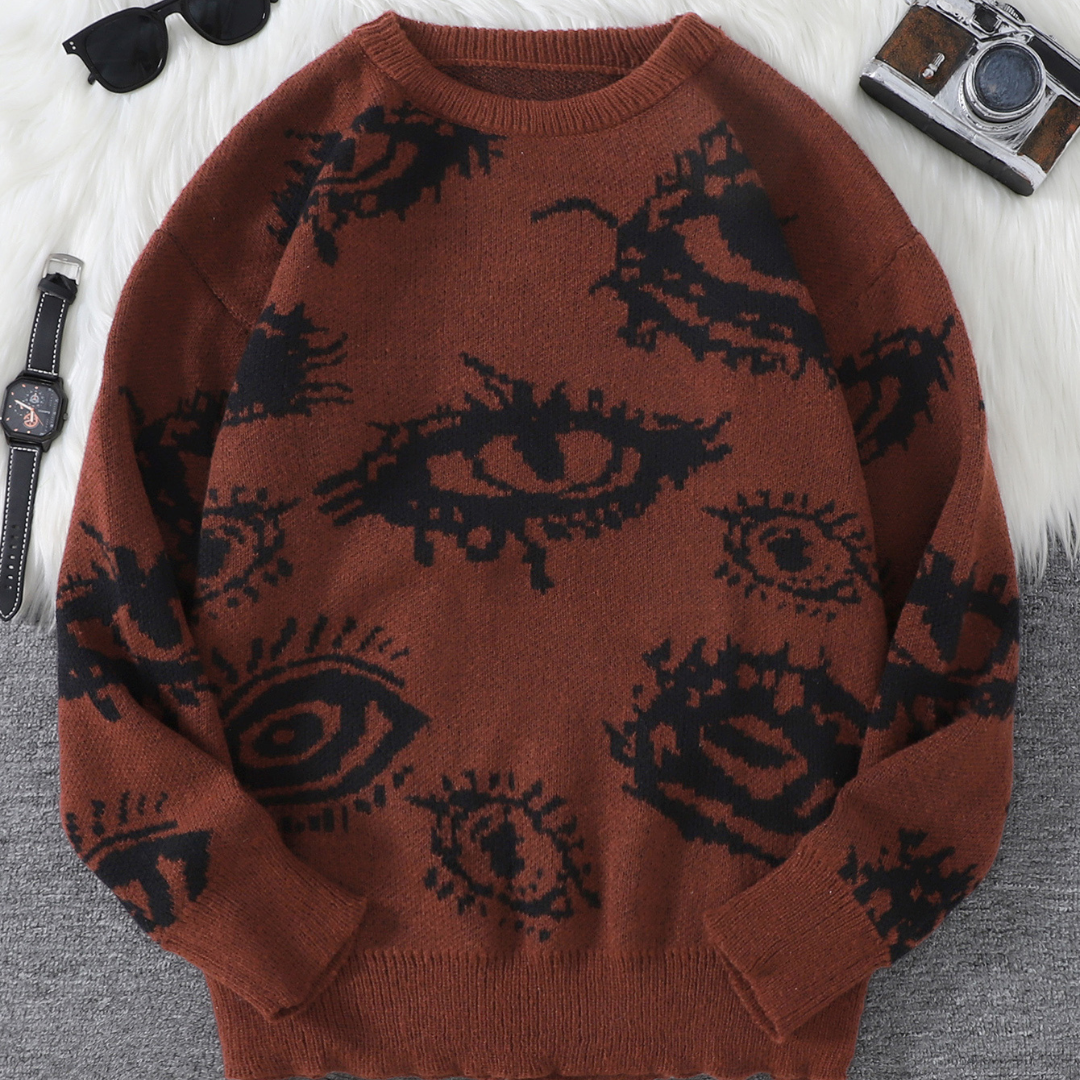 Charles Abstract Eye Sweater