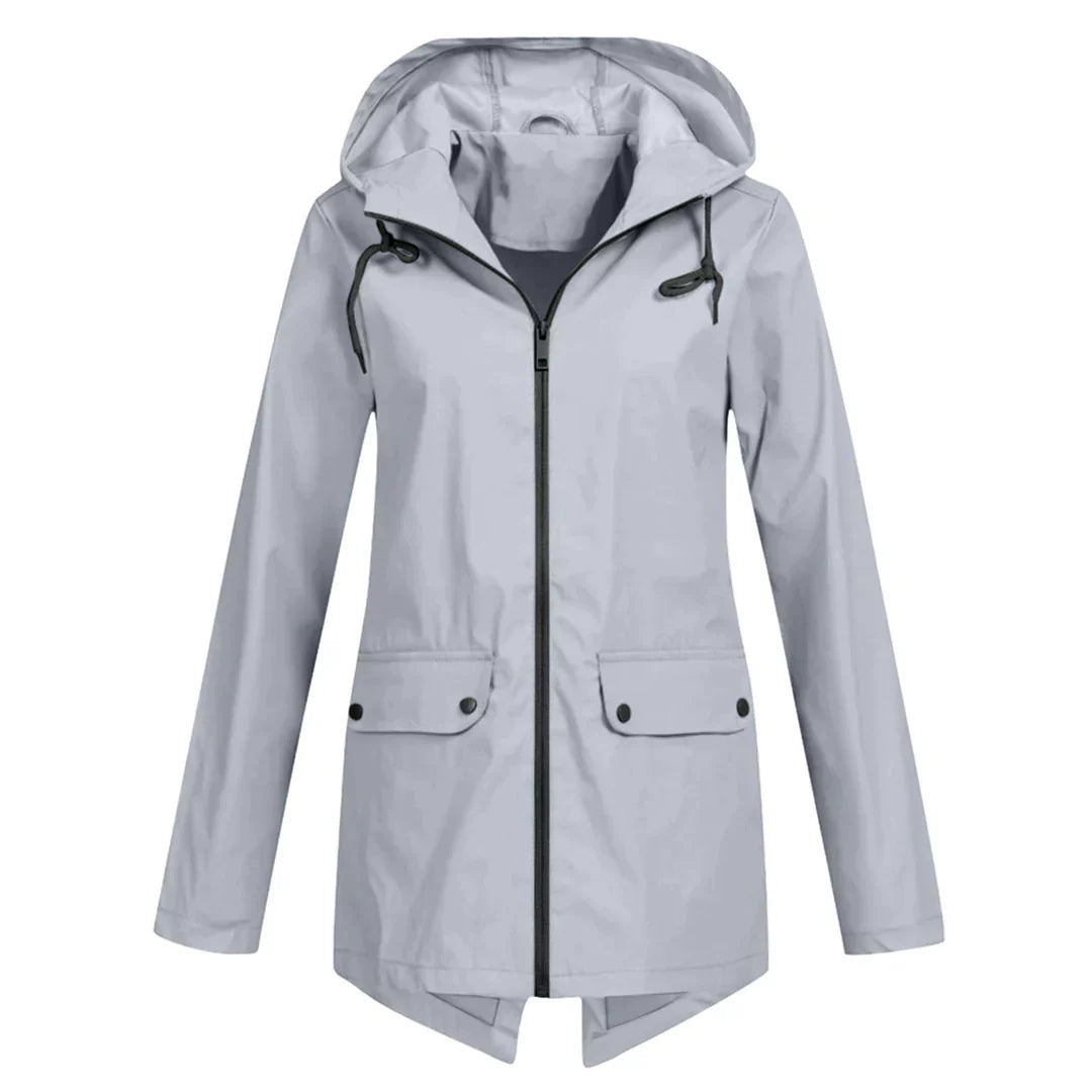 Streetwave Waterproof Women Raincoat With Hood All Weather Style Versatile Coat For Women