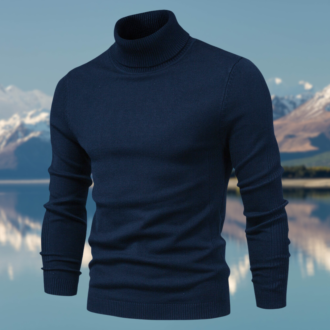 Street-wave Turtleneck Sweater With Cozy Multi-Layer Lining For Everyday Comfort Unisex Knit