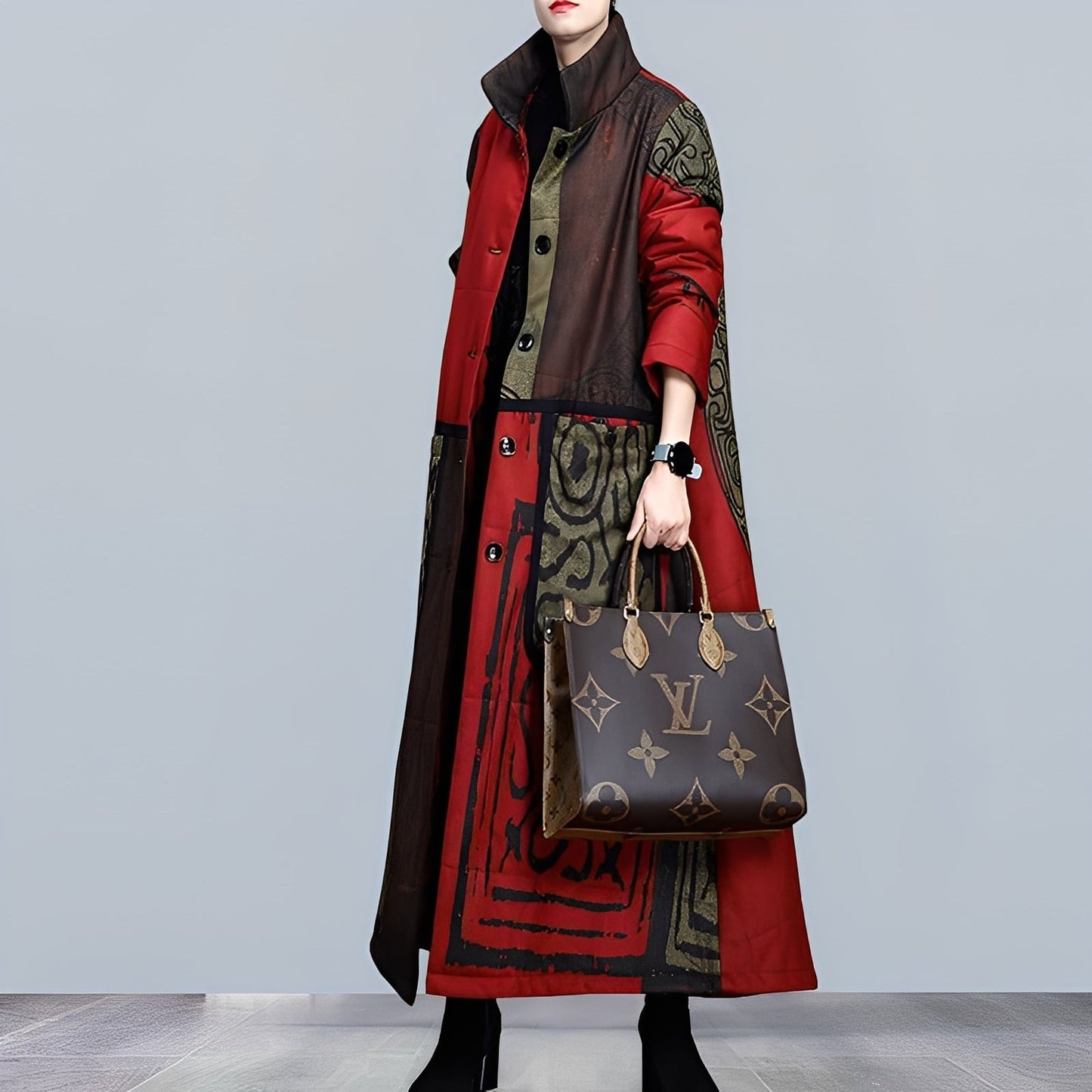 Street-Wave Casual Parka Coat With Stand Collar For Women, Warmth, Timeless Style, Comfortable Fit