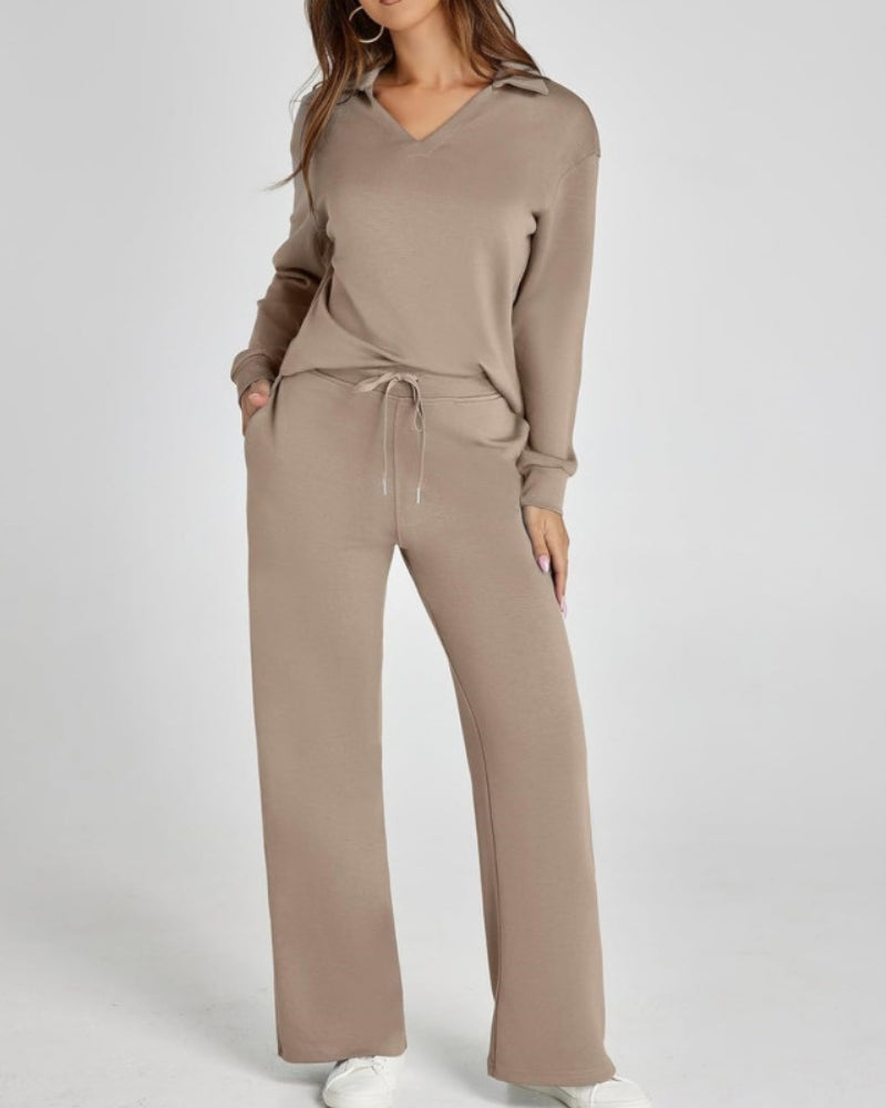 Streetwave Cozy Two Piece Loungewear Set For Effortless Everyday Comfort For Women Who Love Casual Luxury Loungewear