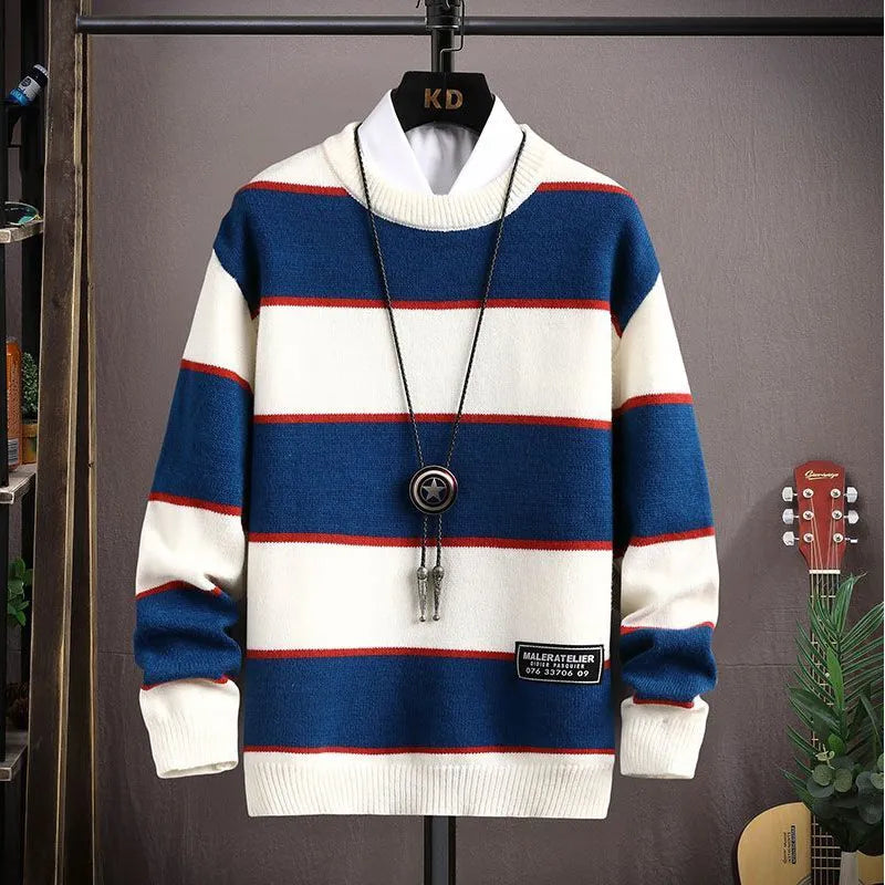 Streetwave Mens Knit Pullover Cozy Warmth With Modern Fit For Men Winter Sweater