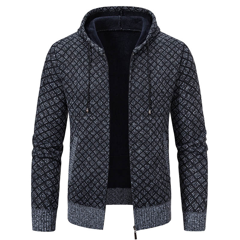 Street-wave Hooded Jacket For Men Elegant Slim Fit Durable Comfort Everyday Wear