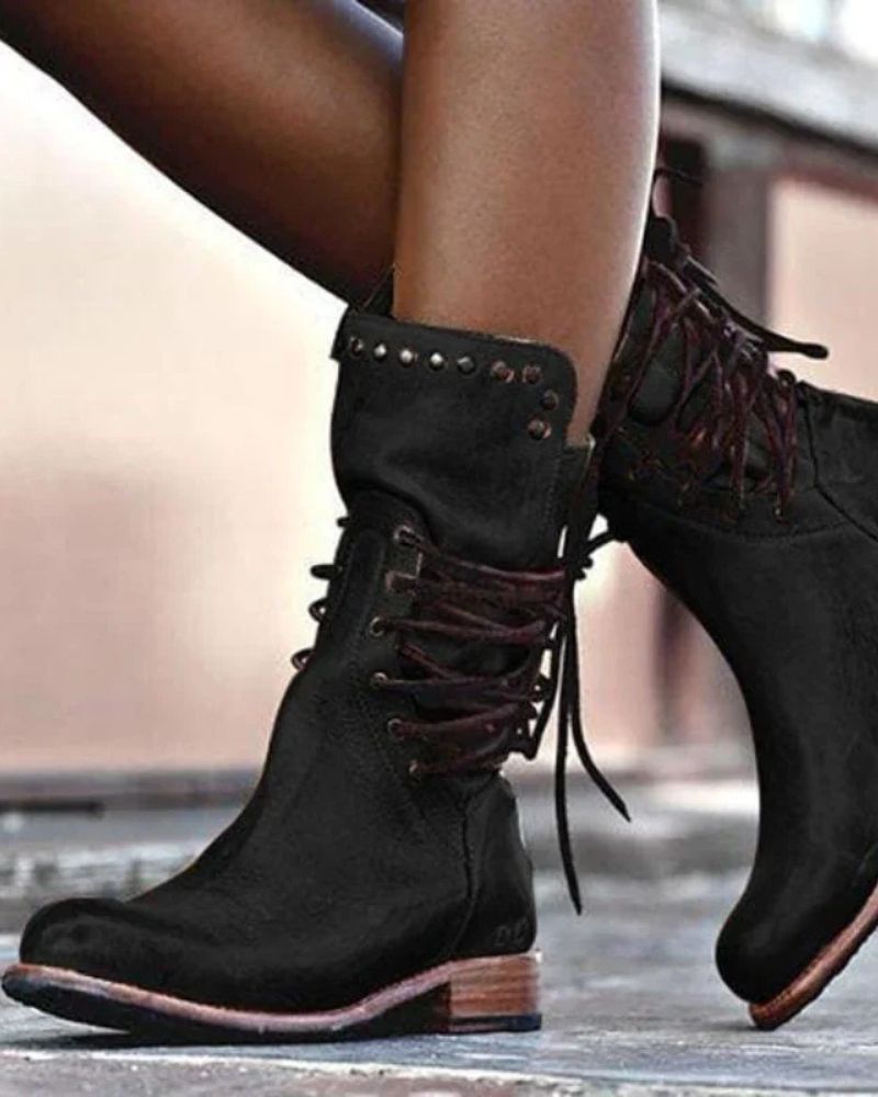 Street-Wave Orthopedic Leather Boots For Everyday Comfort Seekers With Premium Support And Style