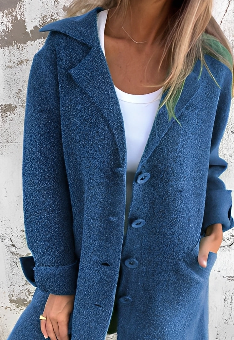 Street Wave Long Knit Cardigan For Women Cozy Textured Loose Fit Versatile Everyday Wear